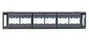 Panduit CPP12WBL Mini-Com Modular Wall Mount Patch Panel, 12 Port