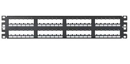 CPP48FM6BL, Panduit Patch Panel,Flush Mnt, 48PT (MOQ: 1; Increment of 1)