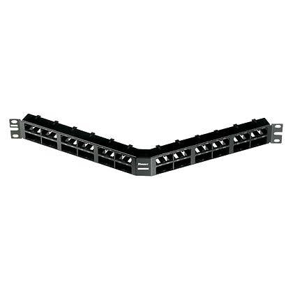 CPPA48HDWBLY, Panduit PtchPnl48Pt,ModAngldHD, Black (MOQ: 1; Increment of 1)