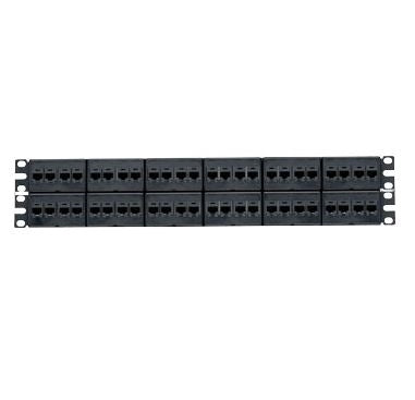 CPPK48BLY, Panduit Patch Panel Kit, 48 Port, Modular, Black (MOQ: 1; Increment of 1)