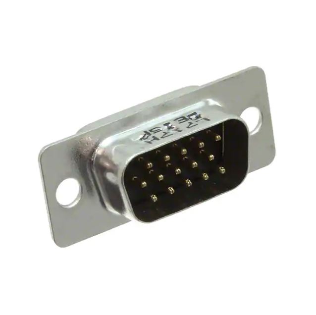 DB-215 Connector: HD15 Pin, VGA, Male, Solder