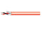 162SLD-SFPLP-RIB-RDWH 16/2 Fire Alarm Cable , 2 Conductor, 16 AWG, Shielded, Plenum Jacket, White Stripe, 1000 Feet