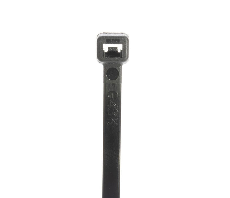 Panduit S4-18-C0 StrongHold Cable Tie, 4 Inch, Miniature, 100 Pk, Black