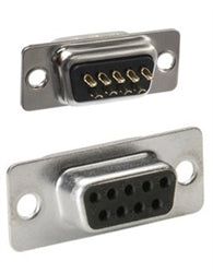 DB-206 Connector: DB9 Pin, Female, Solder