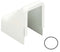 Panduit DCF10WH-X Drop Ceiling Fitting for Panduit LD10 Raceway, White