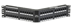 DPA48688TGY, Panduit Patch Panel: Panduit, Angled 48 Port, CAT6, Rack Mount (MOQ: 1; Increment of 1)