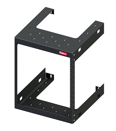 Hoffman E19FWM12U20 Wall Mount Rack, 20 Inch Deep, 12U