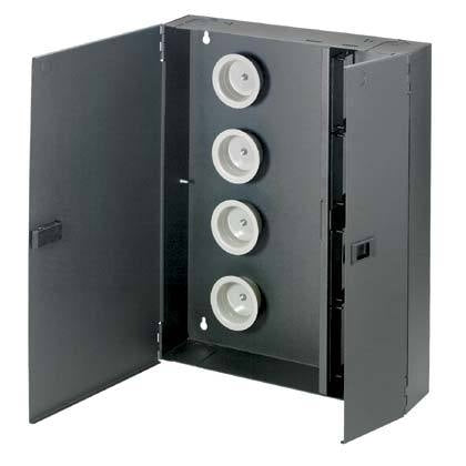 FWME8, Panduit Wall Mount Fiber Box: Panduit Opticom, for Cassettes, Panels, Splices (MOQ: 1; Increment of 1)