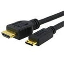 QVS HDAC-2M 2-Meter Thin High Speed HDMI to Mini HDMI 4K HD Camera Cable