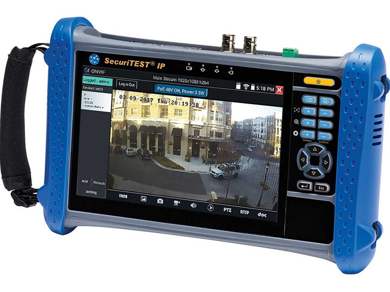 Ideal Networks R171000 CCTV Tester SecuriTEST, Digital IP/Analog/HD Coax