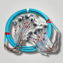 Non-Armored OM3 144 Fiber Pre-Terminated Fiber Optic Cable, Indoor/Outdoor, Plenum