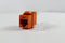 Panduit NK688MOR-Q Netkey CAT6 Jack Module, 25 Pack, Orange