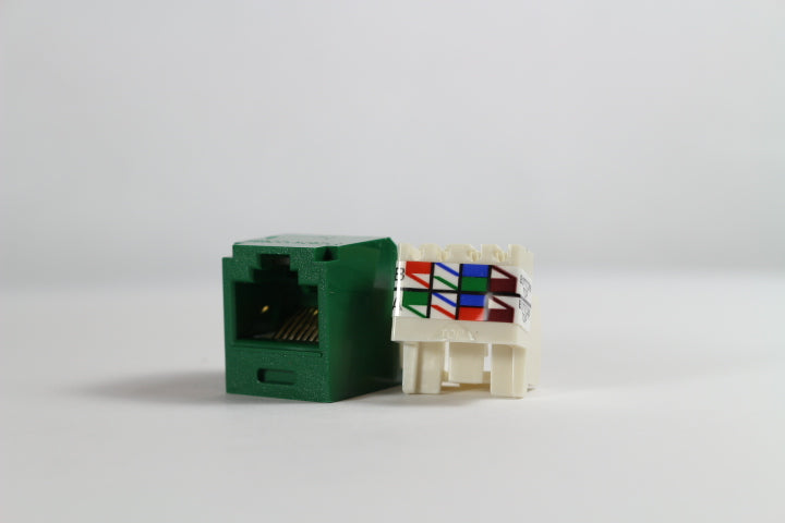 Panduit CJ688TPGR Mini-Com CAT6 TX6+ RJ45 Jack Module, Green