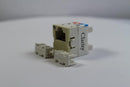 Ortronics OR-TJ600-13 CAT6 RJ45 TracJack Jack Module, Electric Ivory