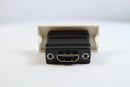 Ortronics OR-60900372 Series II Jack Module HDMI Coupler, Fog (Off) White