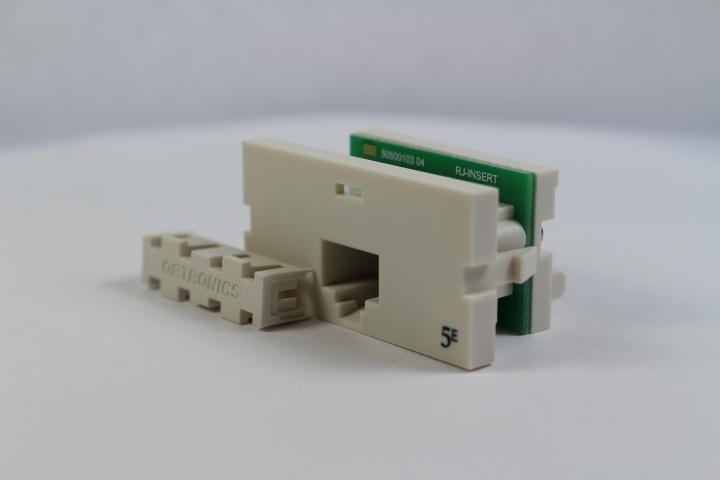 Ortronics OR-S215E00 CAT5e Single RJ45 Series II Jack Module, Fog (Off) White