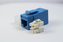 Belden RV6MJKUBL-B24 CAT6 RJ45 REVConnect/KeyConnect Jack Module, Blue, 24 Pack