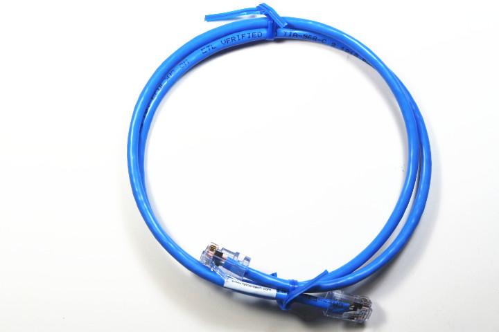 RJ86-75-BU Patch Cable: CAT6 RJ45, 75 Ft - Blue