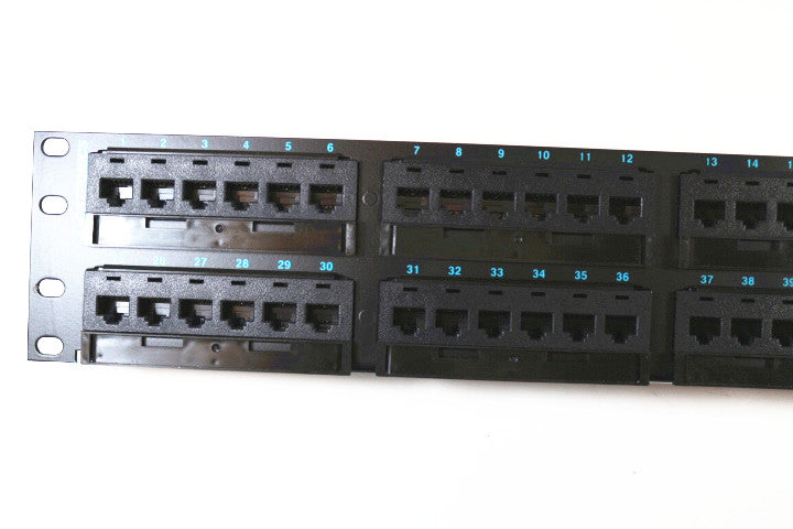 Ortronics OR-PHD66U48 48 Port CAT6 Patch Panel Clarity Rack Mount