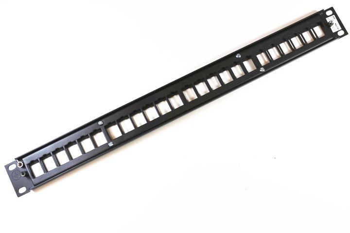 Leviton 49255-H24 QuickPort Modular Rack Mount Patch Panel, 24 Port