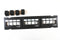 Leviton 49255-Q89 QuickPort Modular Wall Mount Patch Panel, 12 Port