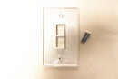 Leviton 41080-2WP QuickPort Faceplate, White, 2 Port