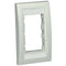 Panduit CBEIWY Mini-Com Executive, Single Gang Faceplate Frame, International (Off) White