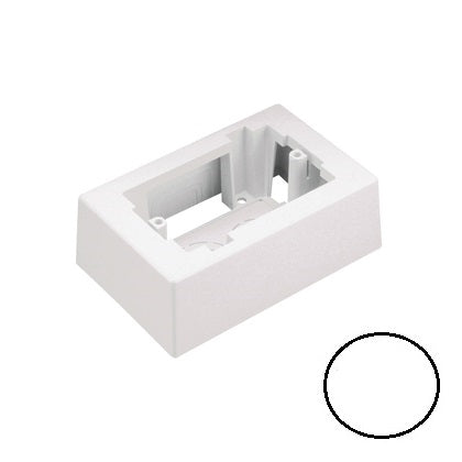 Panduit JB1WH-A Mini-Com Single Gang Junction Box, White