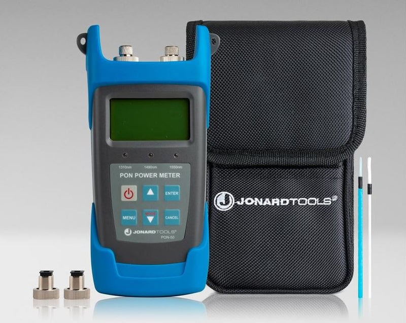 PON-50 Jonard Tools: Passive Optical Network Power Meter for BPON/EPON/GPON