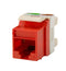 Ortronics OR-KS6A-42 CAT6 RJ45 Keystone Jack, Red