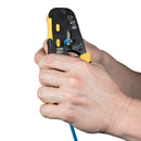 Klein Tools VDV226-110 Modular Crimper, Crimps & Trims Klein RJ45 Pass-Through Plugs