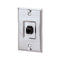 Panduit KWP5EY Mini-Com CAT5e RJ45 Wall Phone Faceplate, Stainless Steel