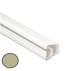 Panduit LD2P10EI8-A Power Rated 2 Channel Latching Duct, 8 Ft. Length, Electric Ivory