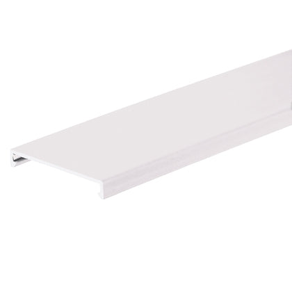 NC2WH6, Panduit NC Duct Cover: Panduit Panduct, Halogen-Free, 2 Inch x 6 Ft. - White (MOQ: 120; Increment of 6)