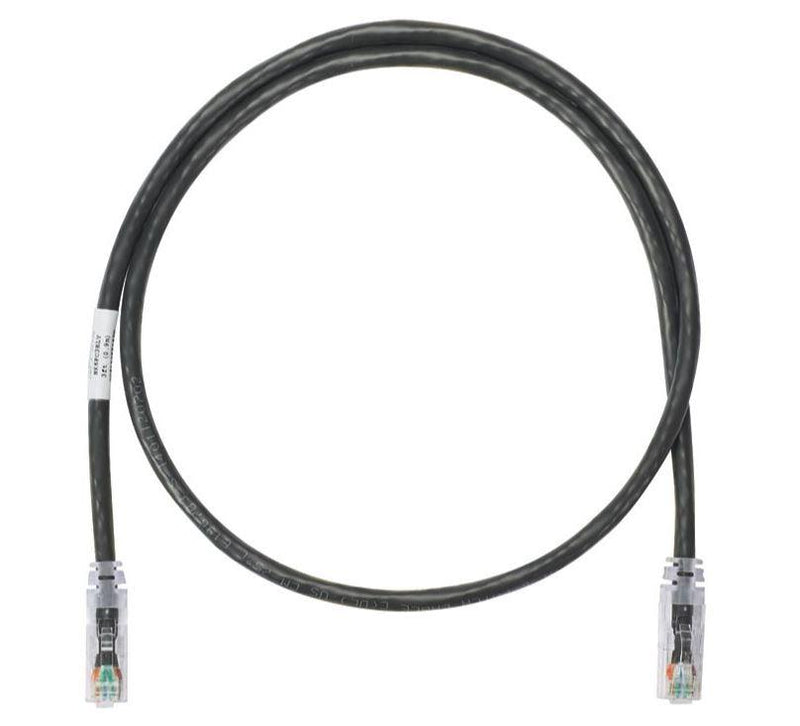 NK6APC10BL Panduit Netkey Cat6A Patch Cord, CM/LSZH, Black, (MOQ: 10)