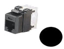 NK6X88MBL, Panduit Netkey RJ45, CAT6A, Modular Jack - Black (MOQ: 1; Increment of 1)