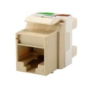 Ortronics OR-KS6-13 CAT6 RJ45 Keystone Jack, Electric Ivory