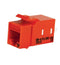 OR-KT2J5E-43 Ortronics KeyStone Modular Jack, TechChoice 2, CAT5e, RJ45, Orange (MOQ: 20)