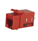 OR-KT2J6-42Ortronics Keystone CAT 6, RJ45 Jack Red (MOQ: 20)