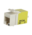 OR-KT2J6A Ortronics KeyStone Modular Jack, TechChoice 2, CAT6A, RJ45, Fog (Off) White (MOQ: 20)