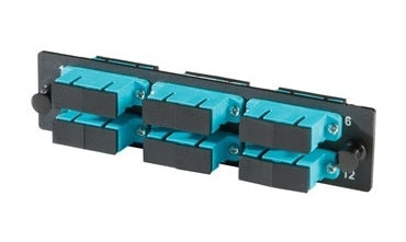 OR-OFP-SCD12LC Ortronics Coupler Panel, 6 Duplex SC Ports (12 Fibers), Multi-Mode OM3/4(MOQ: 1)