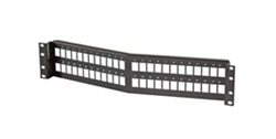 OR-SPAKSU48 Ortronics KeyStone Patch Panel, TechChoice, Angled, 48 Port, Modular, Rack Mount(MOQ: 1)