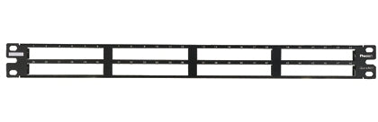 QPP48HDVNSBL, Panduit Patch Panel: Panduit QuickNet, 48 Port, accepts Copper Assemblies & SFQ Fiber Cassettes (MOQ: 1; Increment of 1)