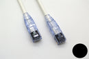 RJ86-MINI-01-BL MINI PATCH CABLE: CAT6 RJ45, 1 Ft. - Black