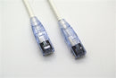 RJ86-MINI-02-BU MINI PATCH CABLE: CAT6 RJ45, 2 Ft. - Blue