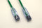 RJ86-MINI-02-GR MINI PATCH CABLE: CAT6 RJ45, 2 Ft. - Green