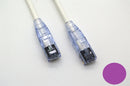 RJ86-MINI-05-PP MINI PATCH CABLE: CAT6 RJ45, 5 Ft - Purple