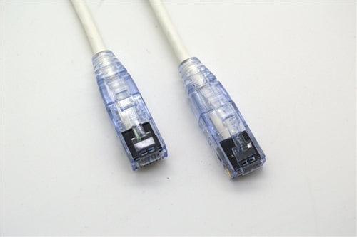 RJ86-MINI-03-WH MINI PATCH CABLE: CAT6 RJ45, 3 Ft. - White