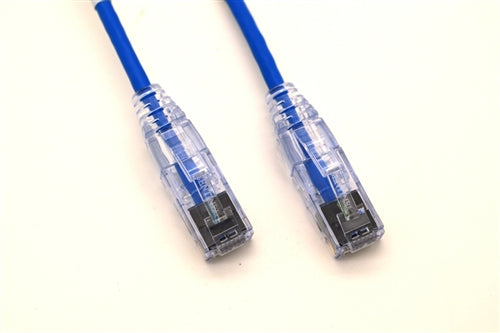 RJ86-MINI-05-BU MINI PATCH CABLE: CAT6 RJ45, 5 Ft. - Blue