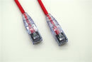 RJ86-MINI-05-RD MINI PATCH CABLE: CAT6 RJ45, 5 Ft. -Red